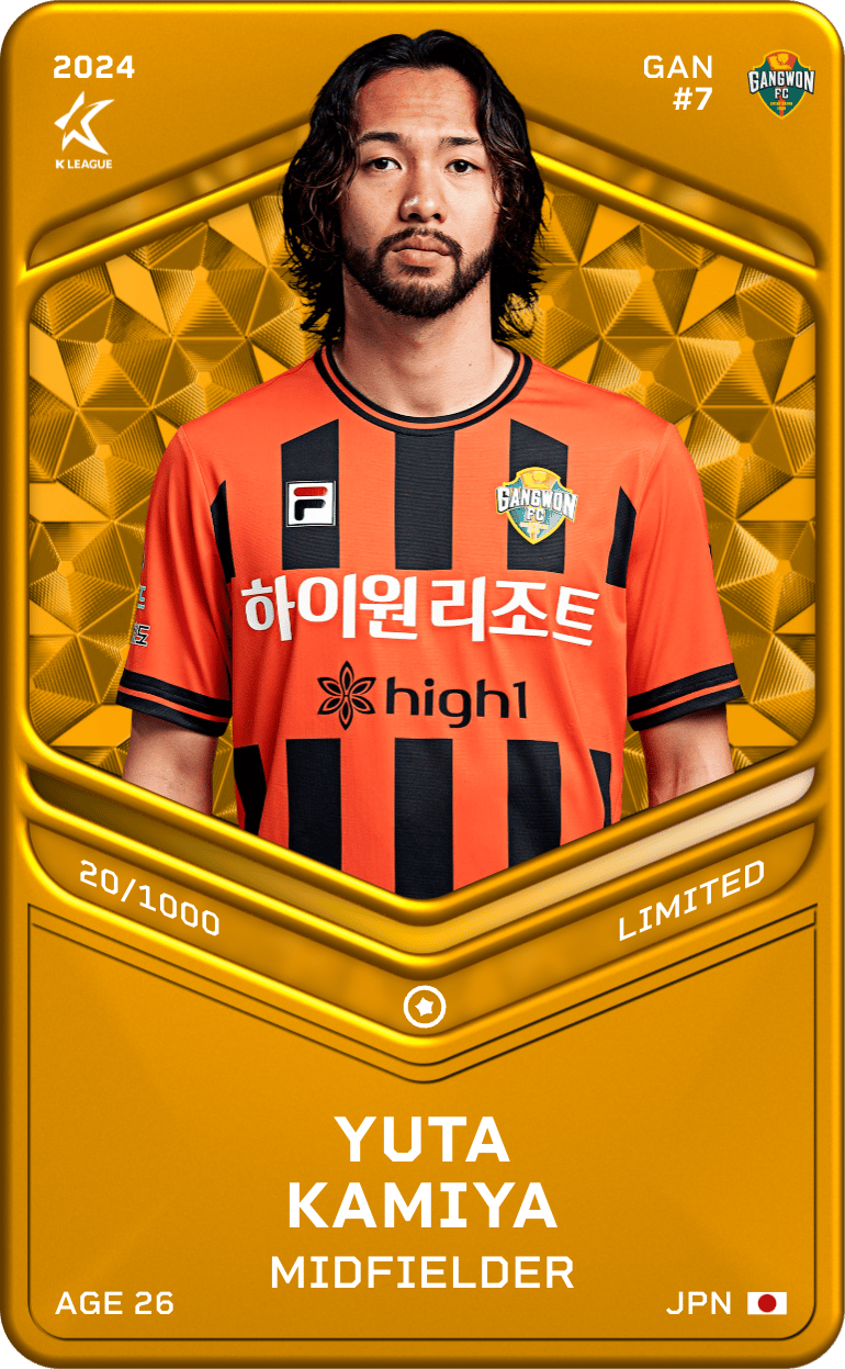 Yuta Kamiya 2024-25 • Limited 20/1000