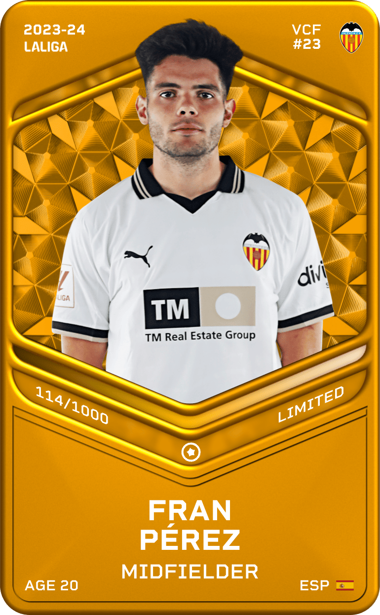 Fran Pérez 2023-24 • Limited 114/1000