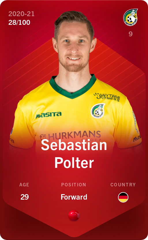 Sorare - Sorare Official - Sebastian Polter 2020-21 • Rare 28/100 - NFT # 80741142453376588639316921258865542069319055394825127145976379757155862528172