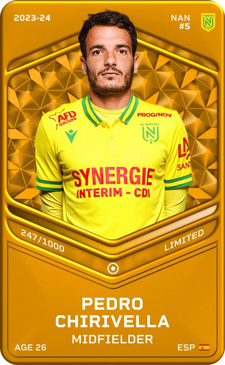 Pedro Chirivella 2023-24 • Limited 247/1000