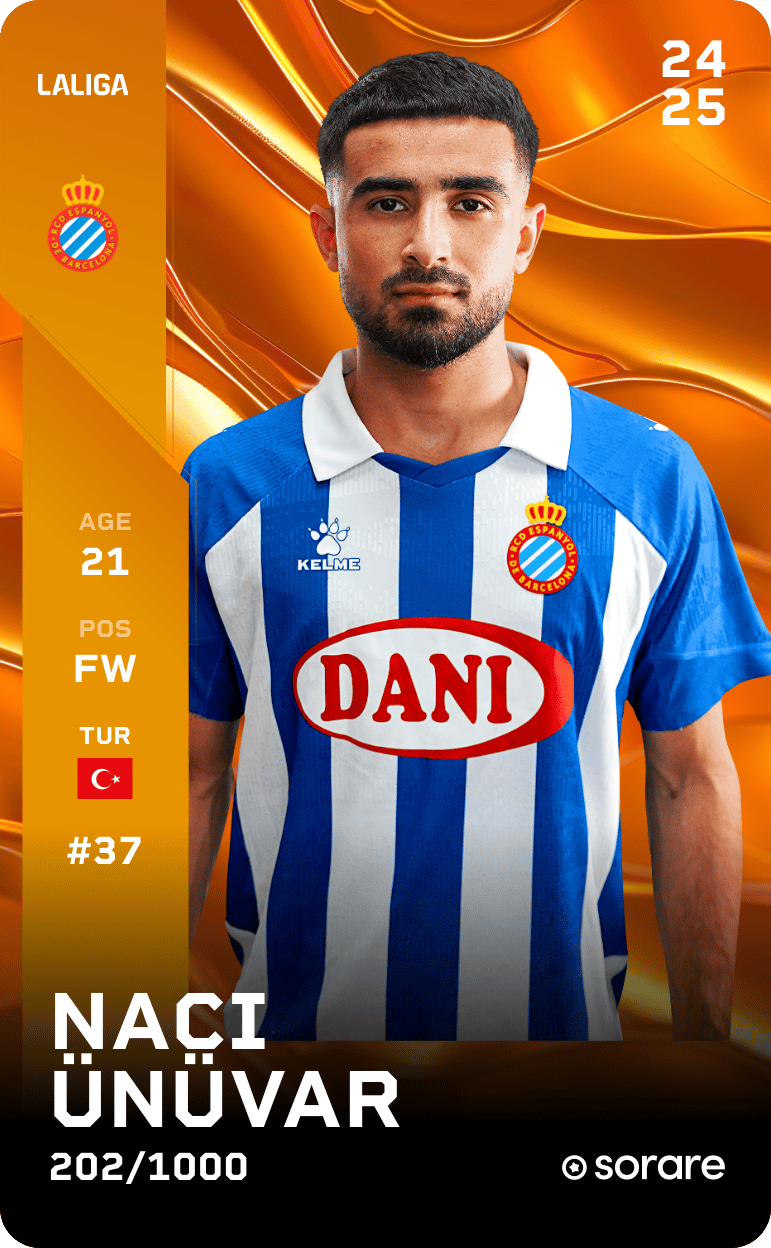 Naci Ünüvar 2024-25 • Limited 202/1000