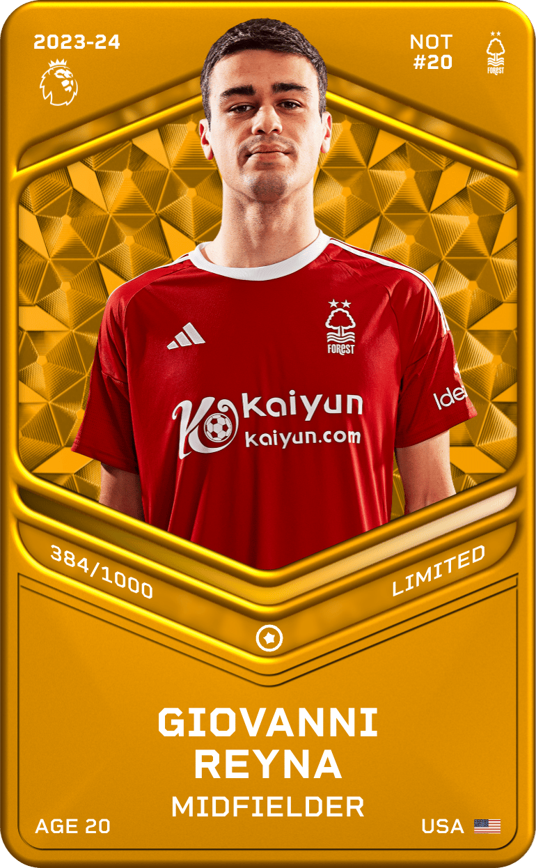 Giovanni Reyna 2023-24 • Limited 384/1000