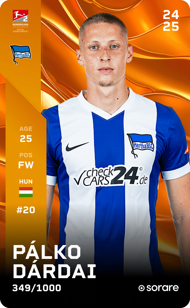 Pálko Dárdai 2024-25 • Limited 349/1000