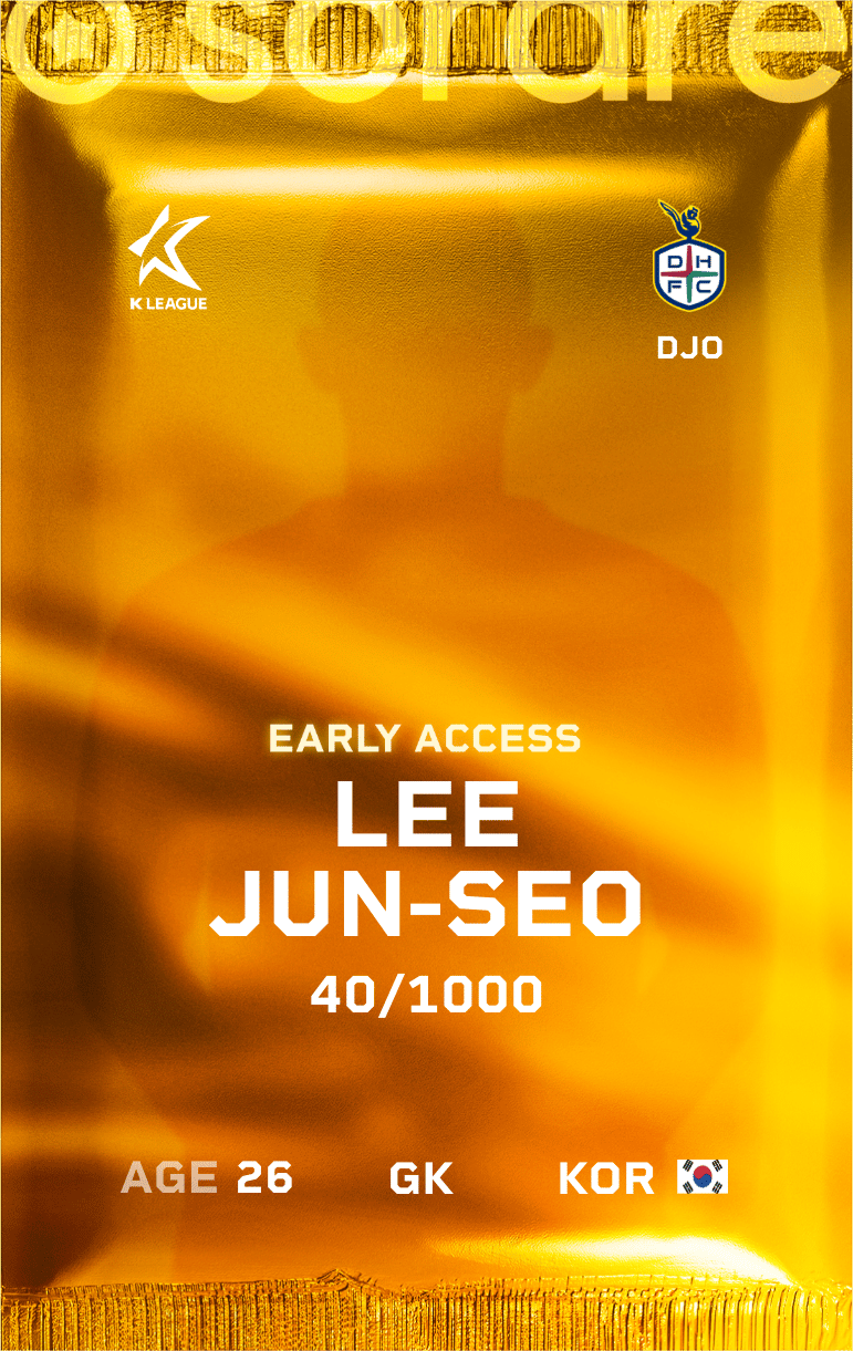 Lee Jun-Seo 2025-26 • Limited 40/1000