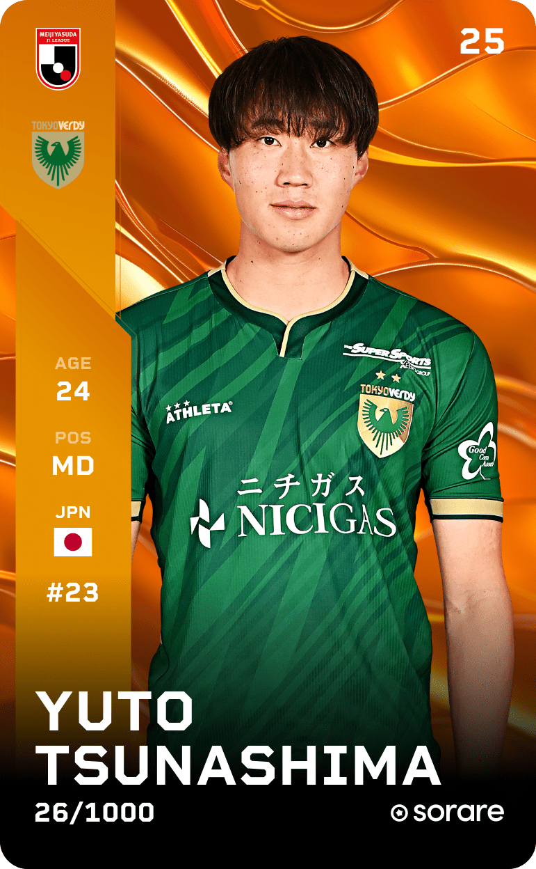 Yuto Tsunashima 2025-26 • Limited 26/1000