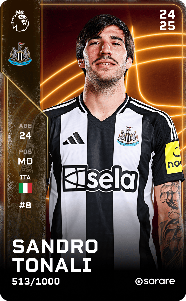 Sandro Tonali 2024-25 • Limited 513/1000