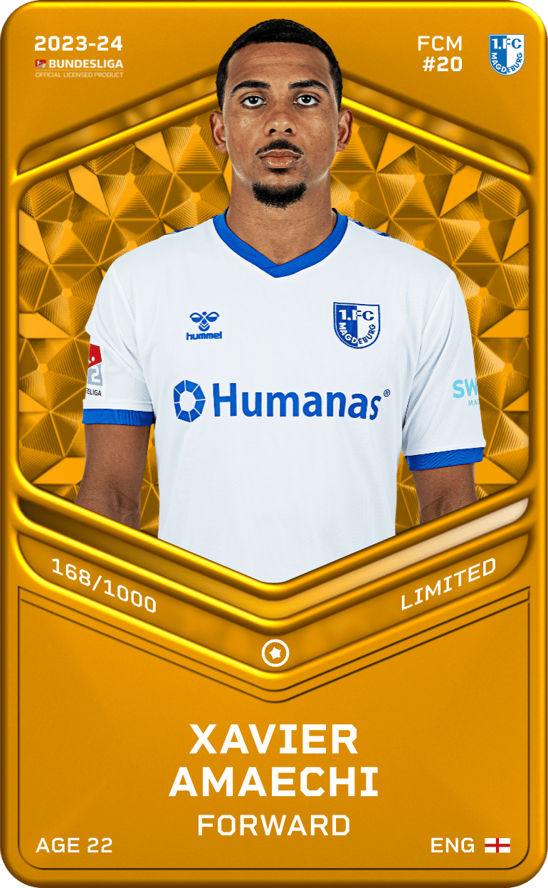 Xavier Amaechi 2023-24 • Limited 168/1000