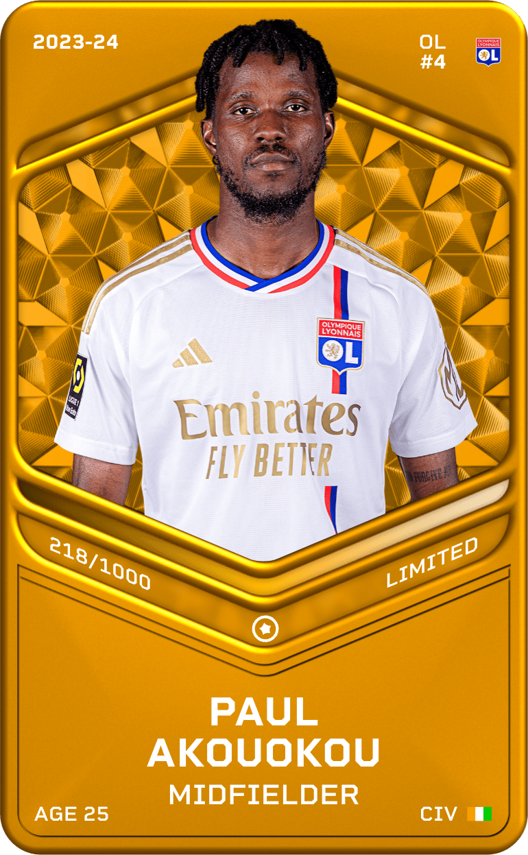 Paul Akouokou 2023-24 • Limited 218/1000
