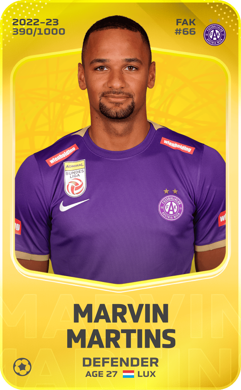 Marvin Martins 2022-23 • Limited 390/1000
