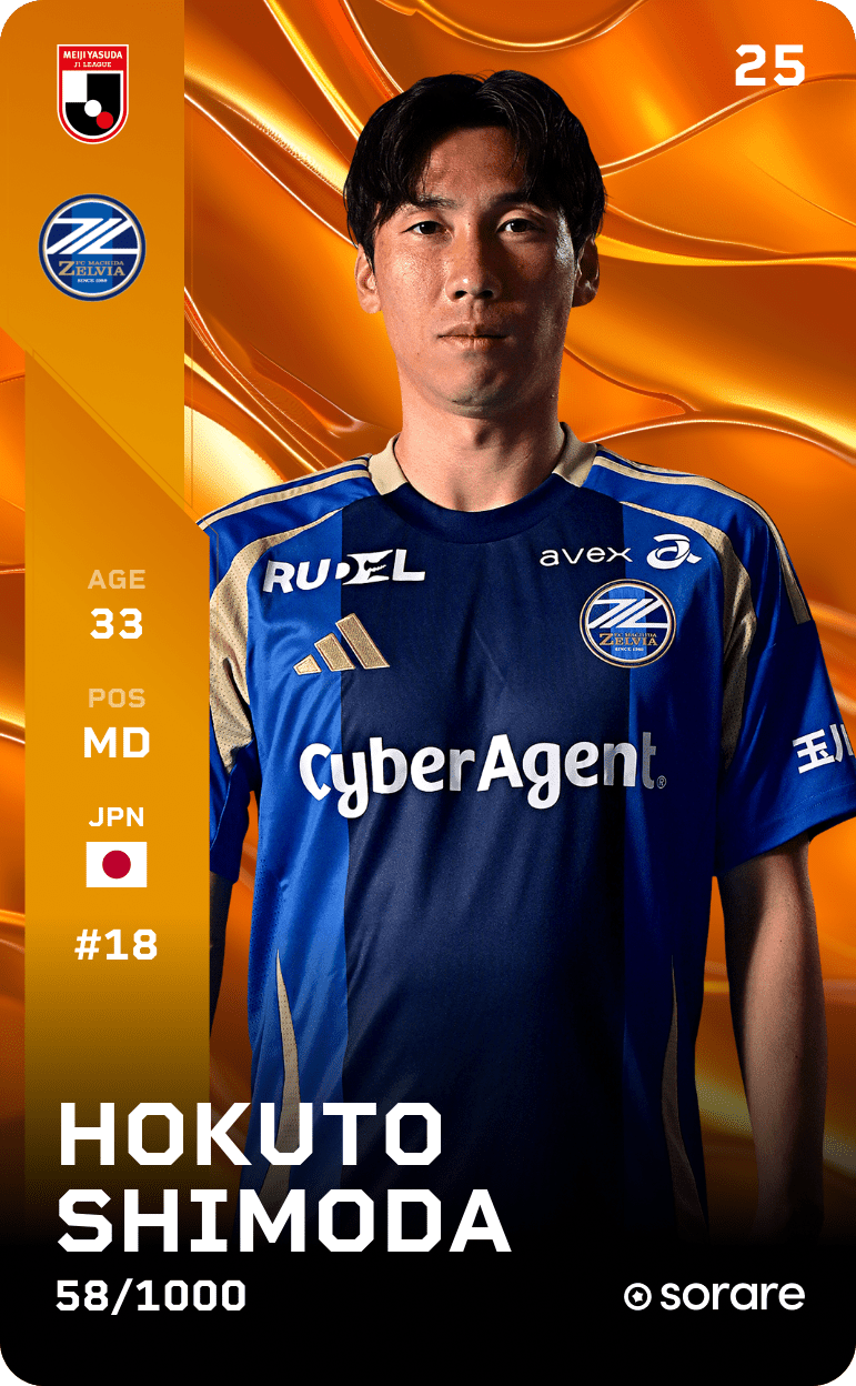 Hokuto Shimoda 2025-26 • Limited 58/1000