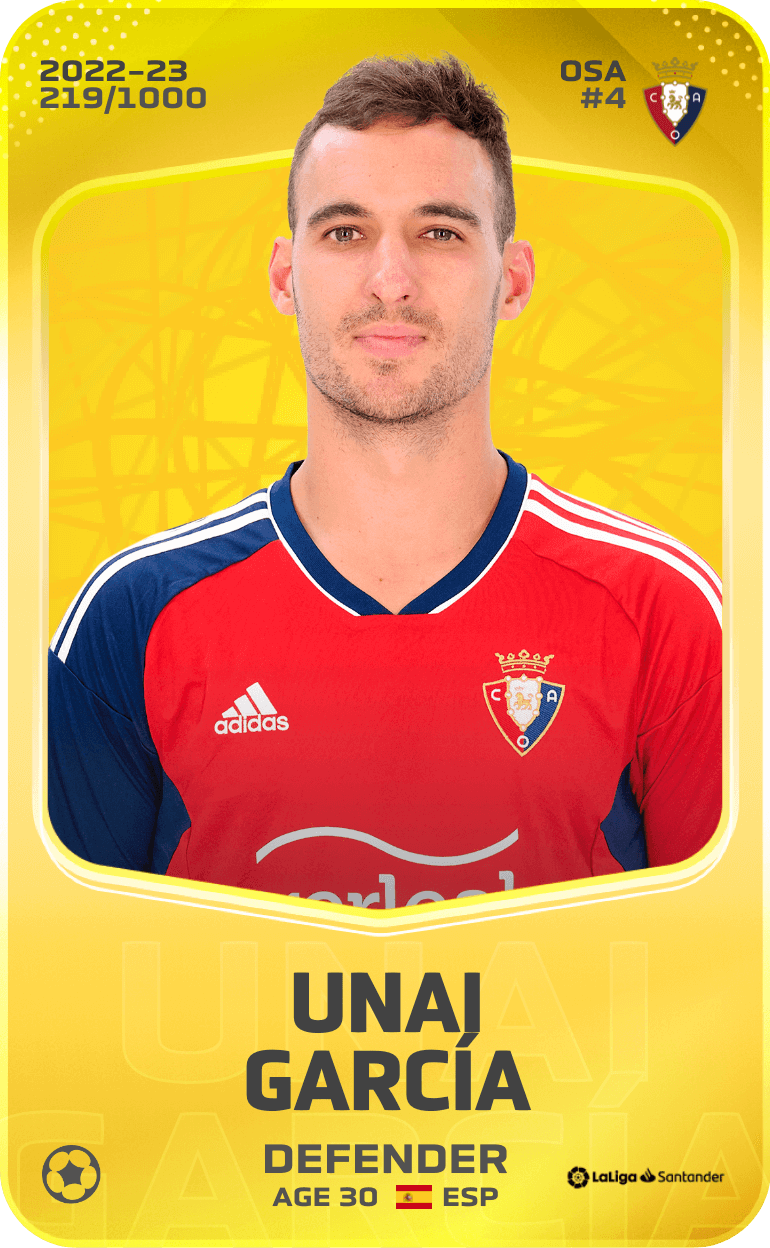 Unai García 2022-23 • Limited 219/1000