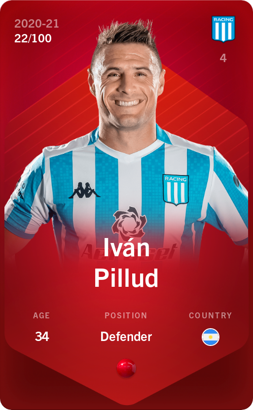 Sorare - Sorare Official - Iván Pillud 2020-21 • Rare 22/100 - NFT # 71537926407951236394628683305959148546543841446811745139060040415619139535159