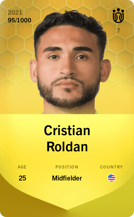 Cristian Roldan 2021-22 • Limited 95/1000