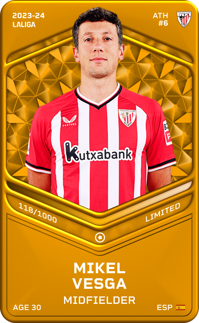 Mikel Vesga 2023-24 • Limited 118/1000