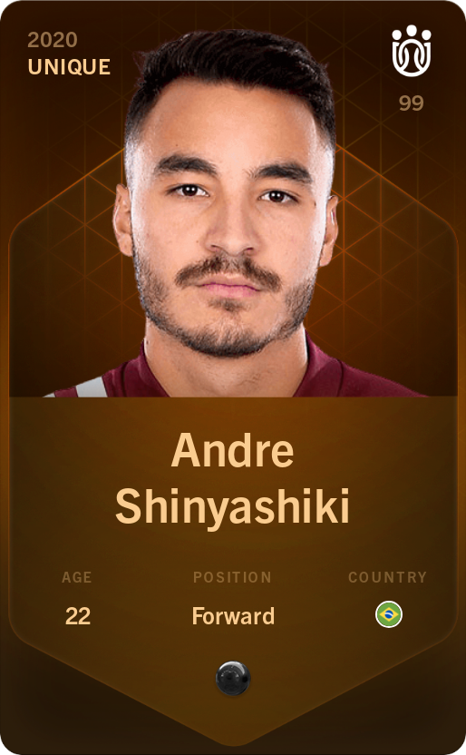 Sorare - Sorare Official - Andre Shinyashiki 2020-21 • Unique - NFT # 65511599624488143230893632995451806003292930633542085136484645417647579712800