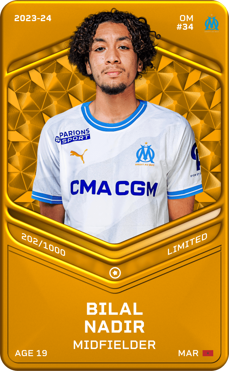 Bilal Nadir 2023-24 • Limited 202/1000