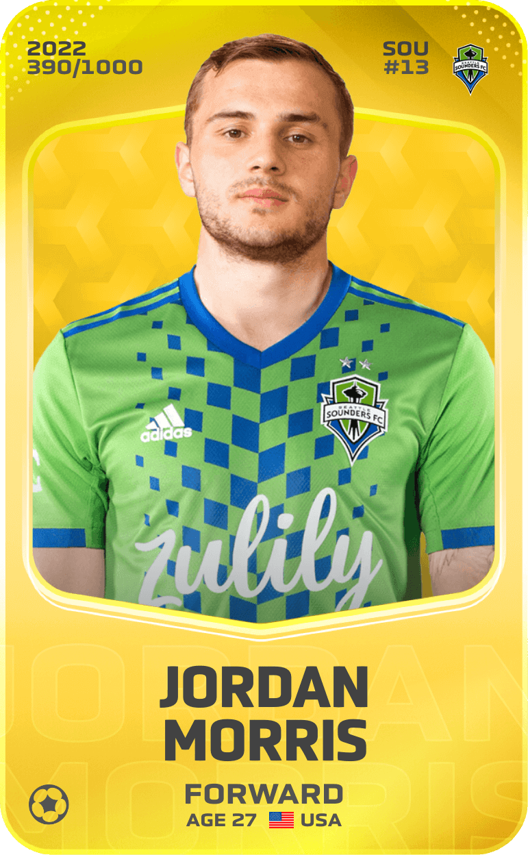 Jordan Morris 2022-23 • Limited 390/1000