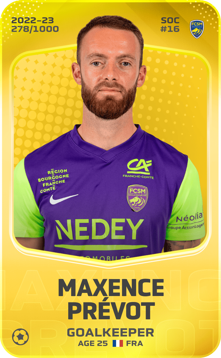 Maxence Prévot 2022-23 • Limited 278/1000