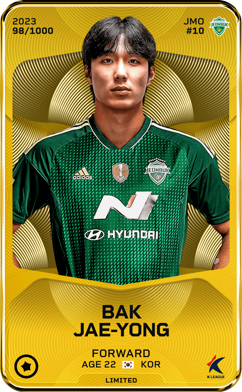 Bak Jae-Yong  2023-24 • Limited 98/1000
