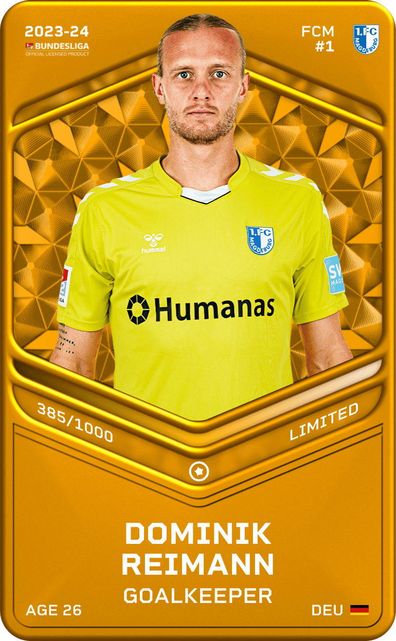 Dominik Reimann 2023-24 • Limited 385/1000