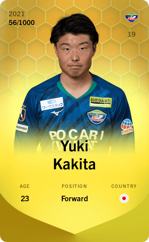 Yuki Kakita 2021-22 • Limited 56/1000