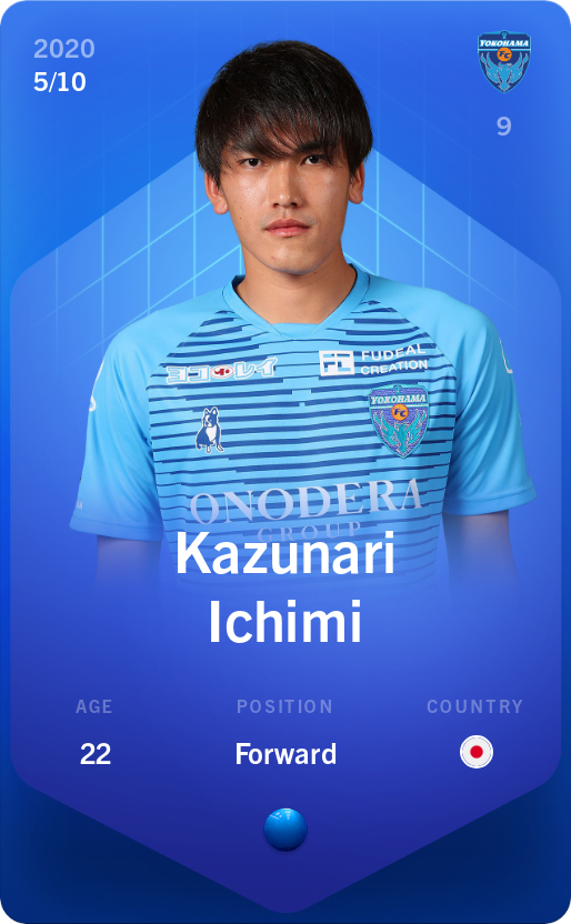 Sorare - Sorare Official - Kazunari Ichimi 2020-21 • Super Rare 5/10 - NFT # 43377814168462108442843022267485584274113100183493775193089536962433455412319