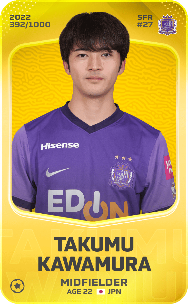 Takumu Kawamura 2022-23 • Limited 392/1000
