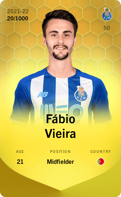 Fábio Vieira 2021-22 • Limited 20/1000