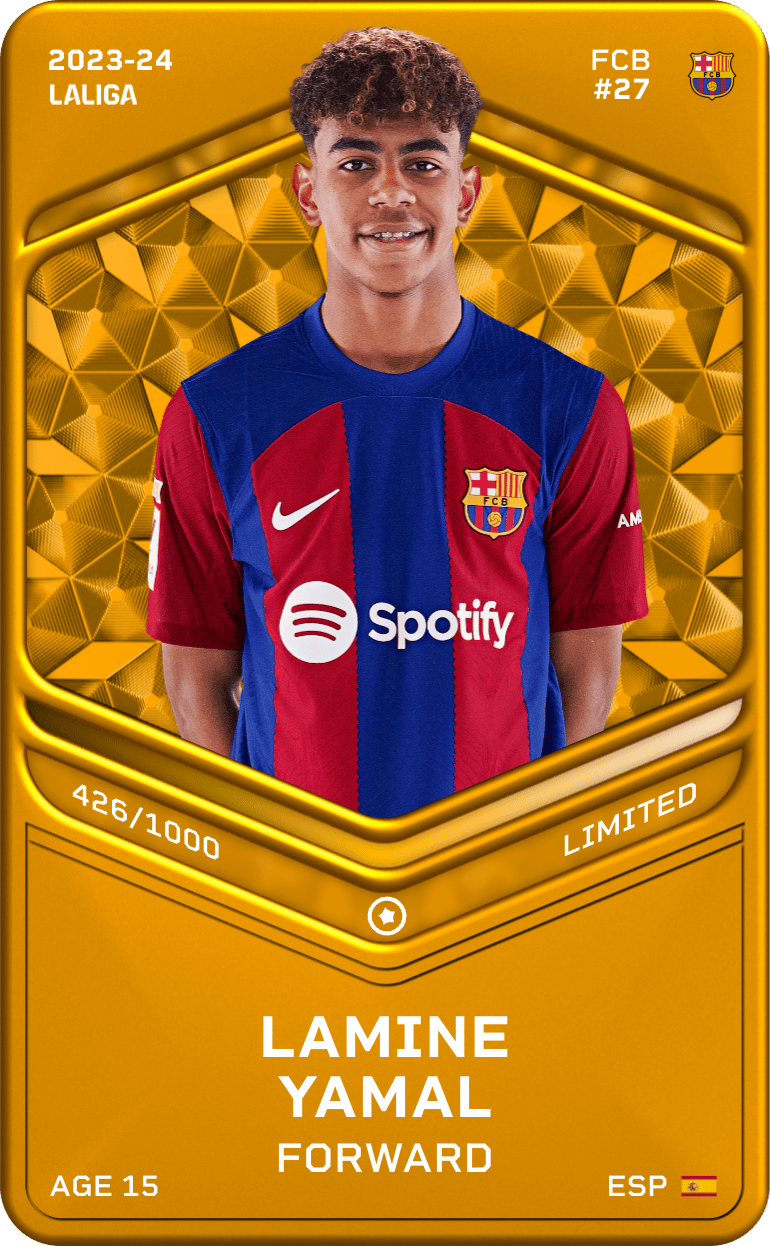 Lamine Yamal 2023-24 • Limited 426/1000