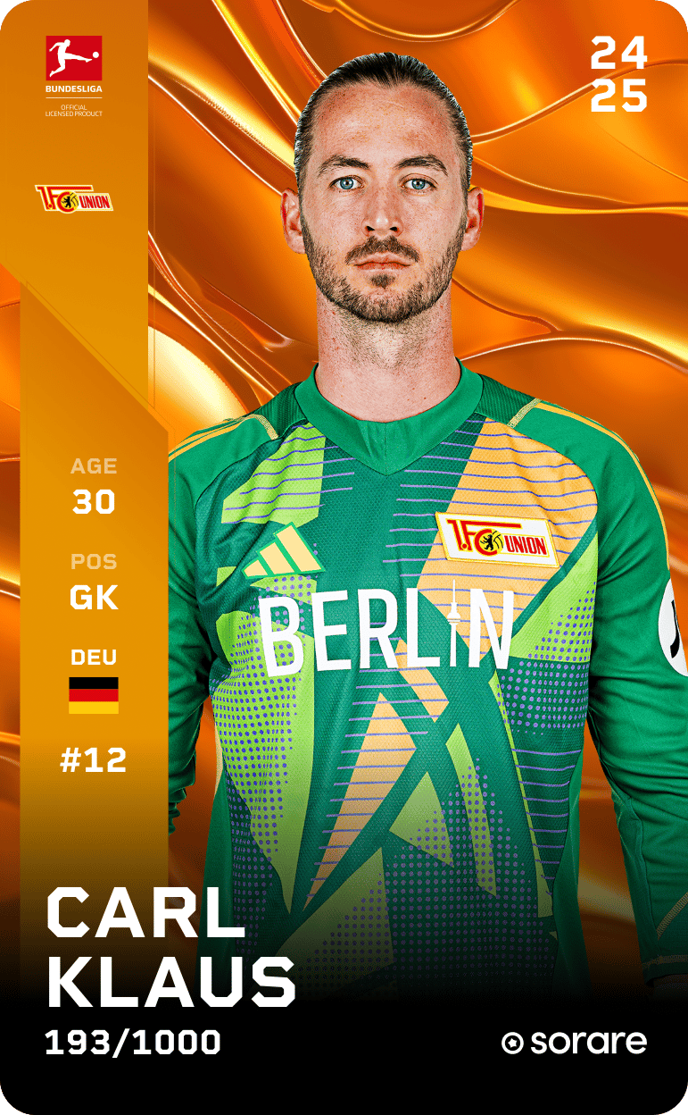 Carl Klaus 2024-25 • Limited 193/1000