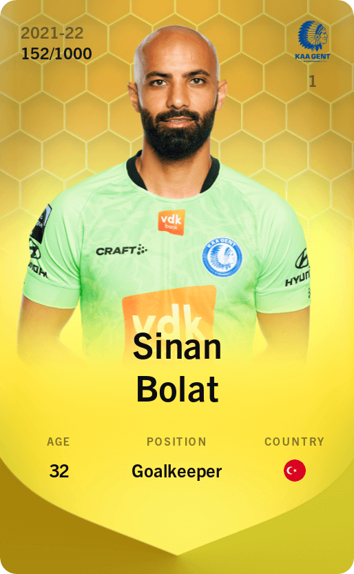Sinan Bolat 2021-22 • Limited 152/1000