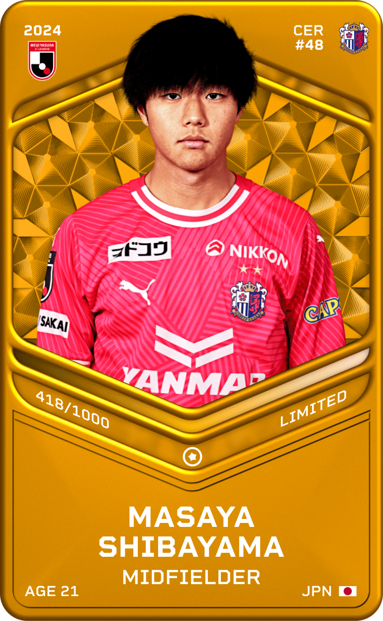 Masaya Shibayama 2024-25 • Limited 418/1000