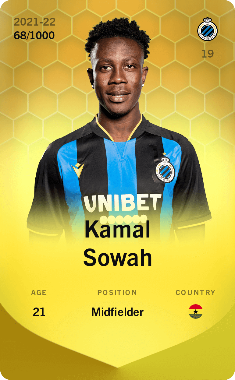 Kamal Sowah 2021-22 • Limited 68/1000