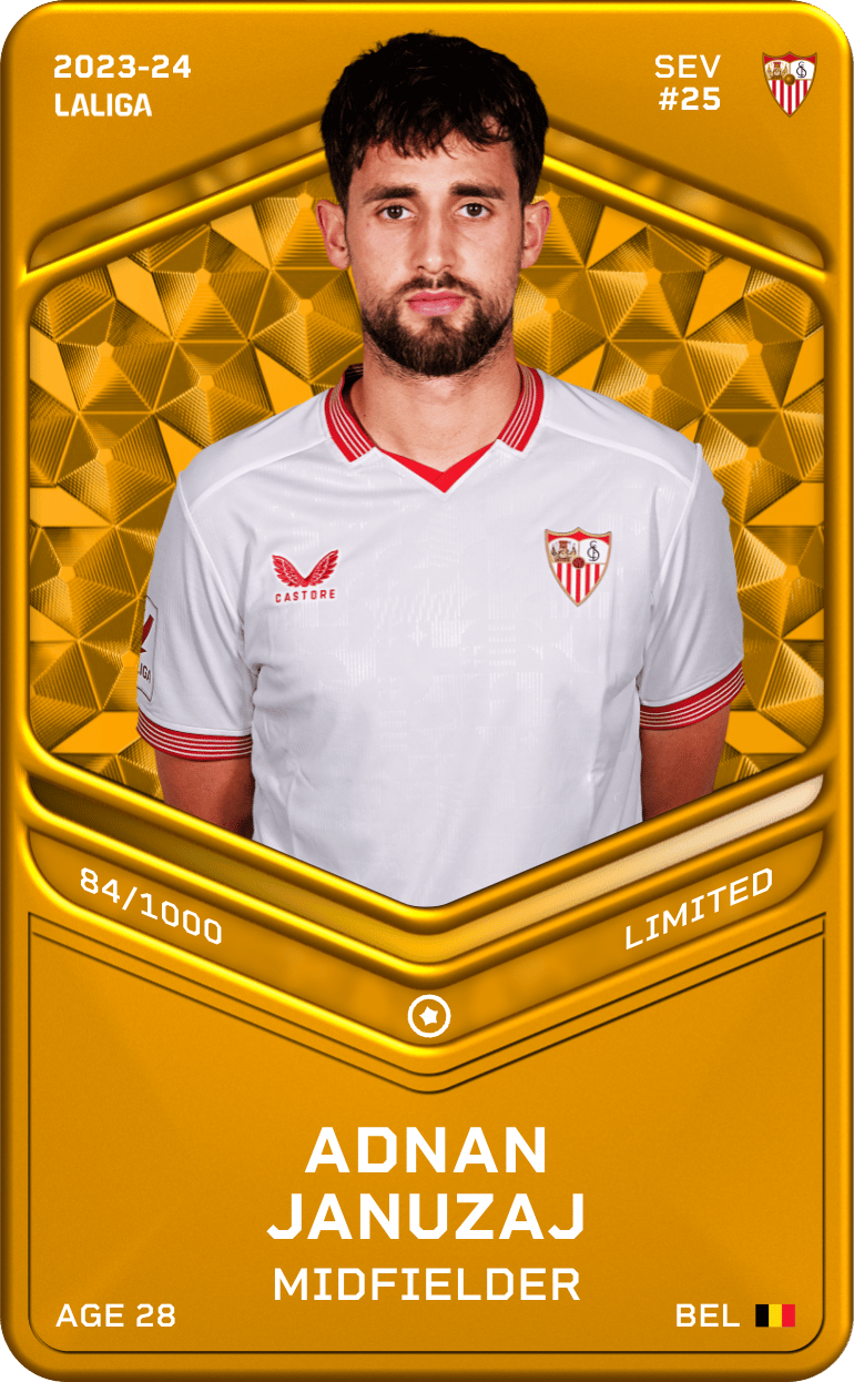 Adnan Januzaj 2023-24 • Limited 84/1000