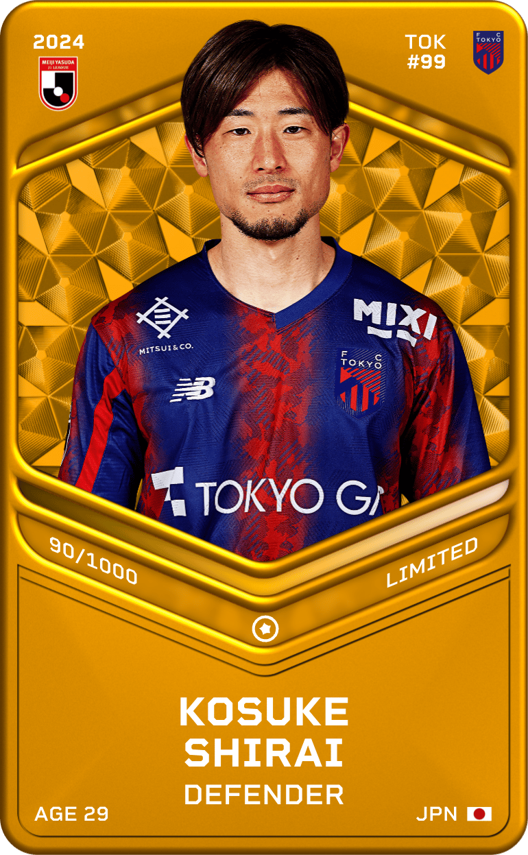 Kosuke Shirai 2024-25 • Limited 90/1000