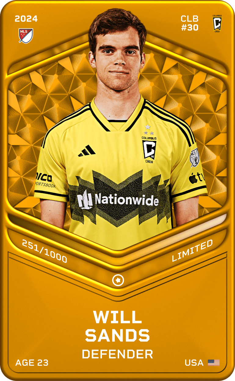Will Sands 2024-25 • Limited 251/1000