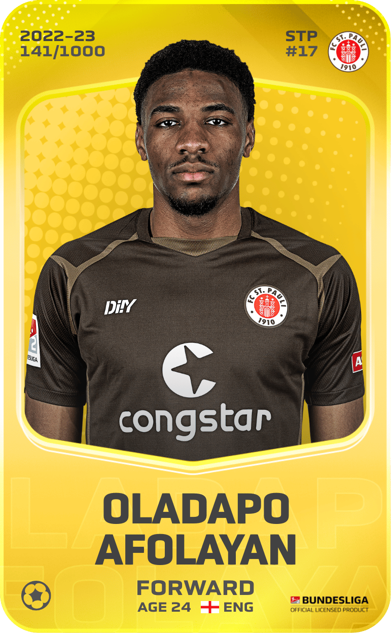 Oladapo Afolayan 2022-23 • Limited 141/1000