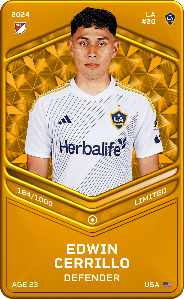 Edwin Cerrillo 2024-25 • Limited 184/1000