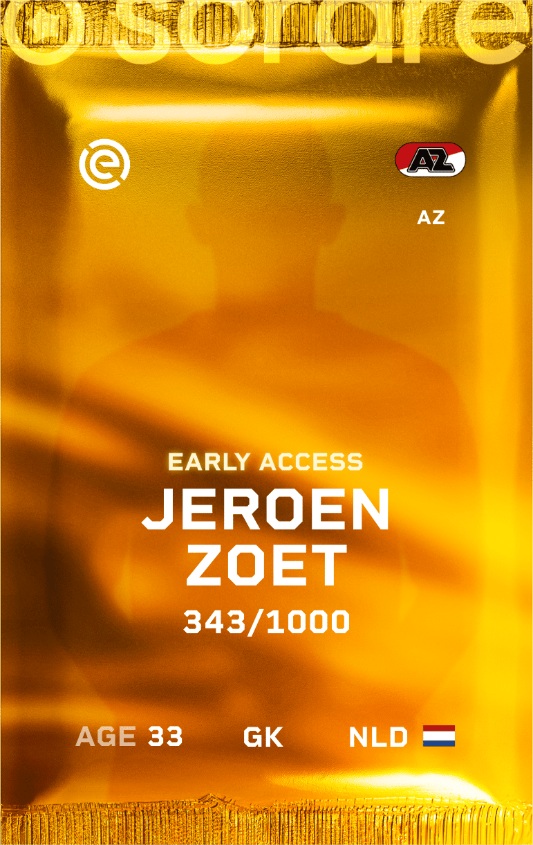 Jeroen Zoet 2024-25 • Limited 343/1000