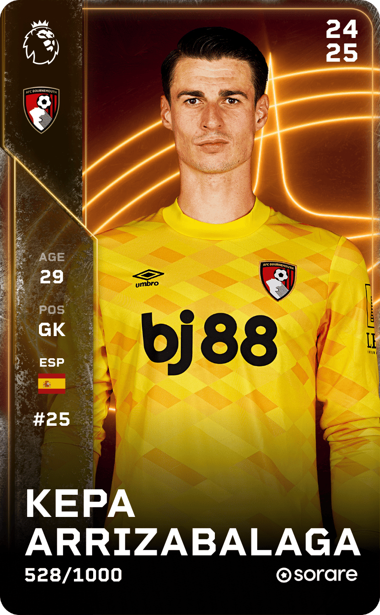 Kepa Arrizabalaga 2024-25 • Limited 528/1000