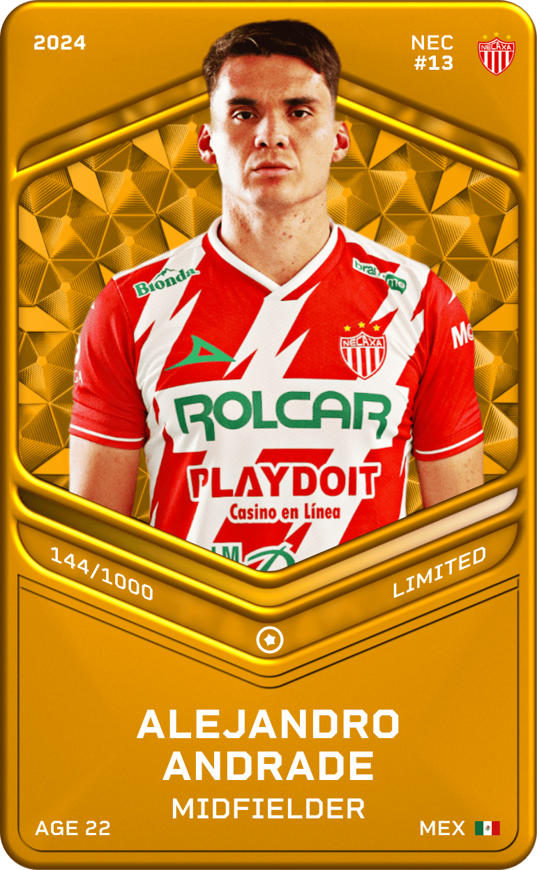Alejandro Andrade 2024-25 • Limited 144/1000