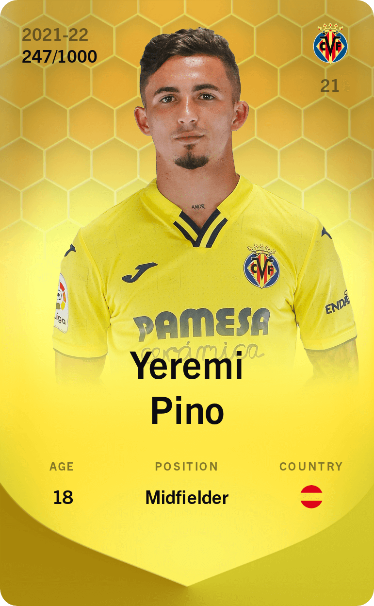 Yeremi Pino 2021-22 • Limited 247/1000