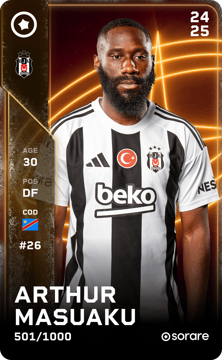 Arthur Masuaku 2024-25 • Limited 501/1000