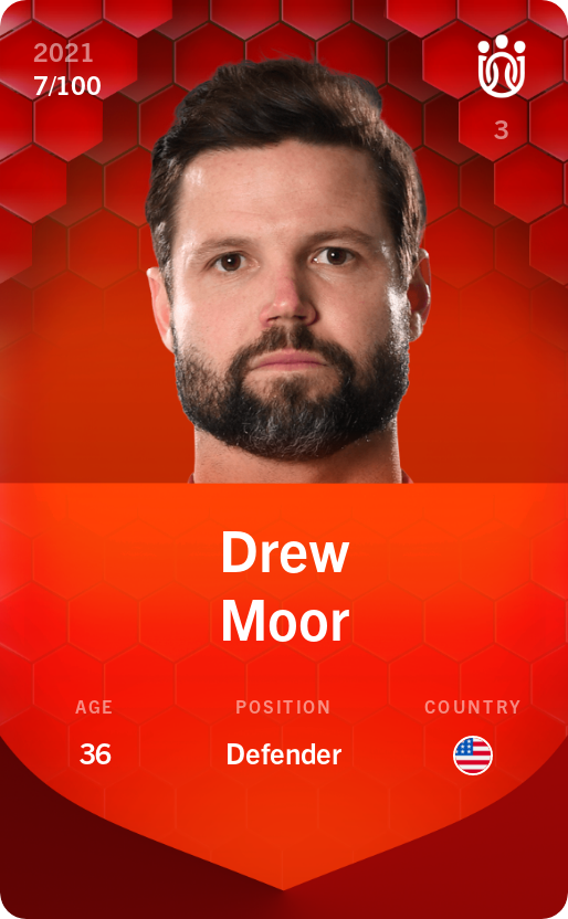Sorare - Sorare Official - Drew Moor 2021-22 • Rare 7/100 - NFT # 46028013535612471656739909005486783072380936190399737694339973731500657613358