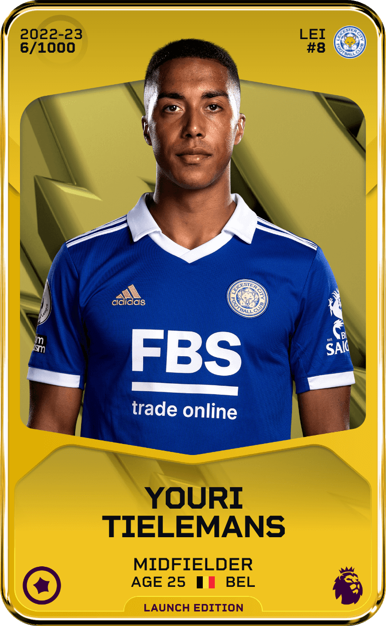Youri Tielemans 2022-23 • Limited 6/1000