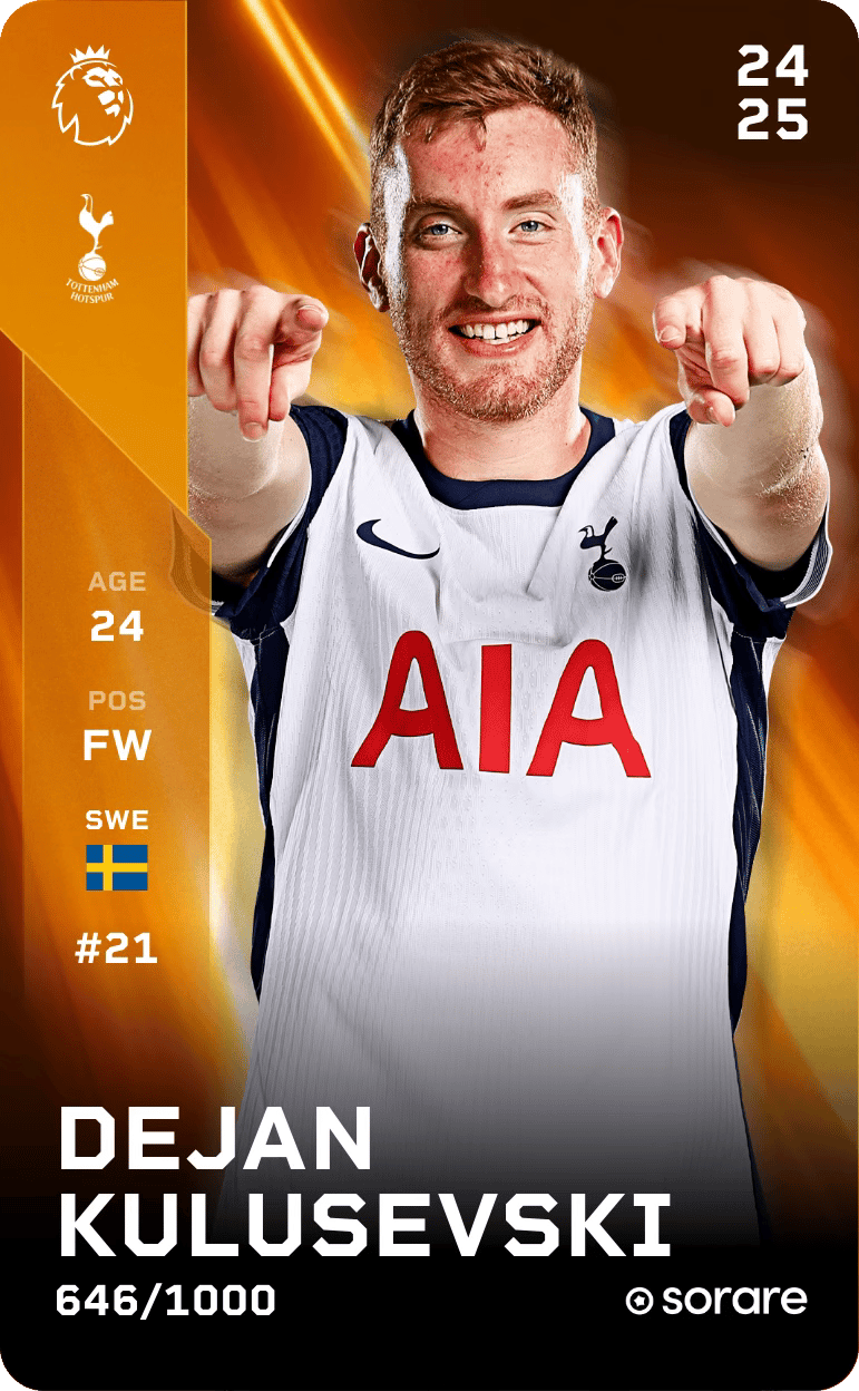 Dejan Kulusevski 2024-25 • Limited 646/1000