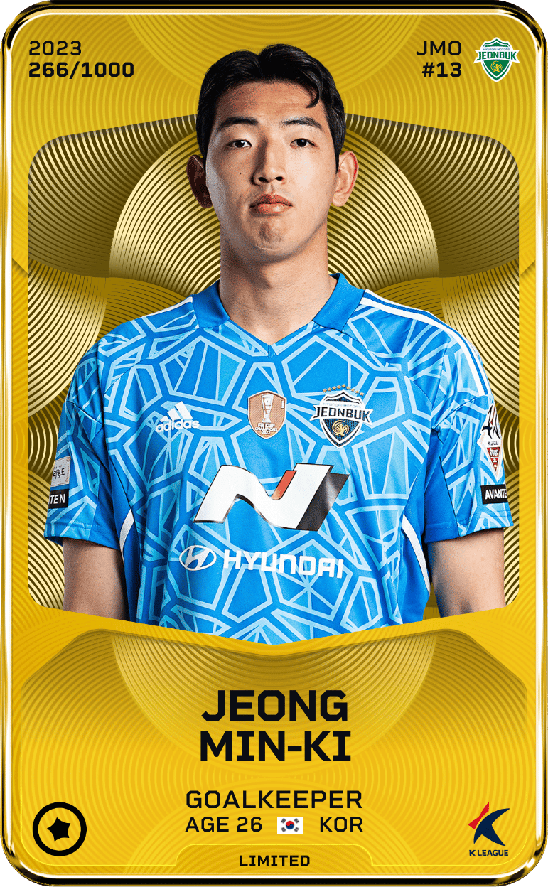 Jeong Min-Ki 2023-24 • Limited 266/1000