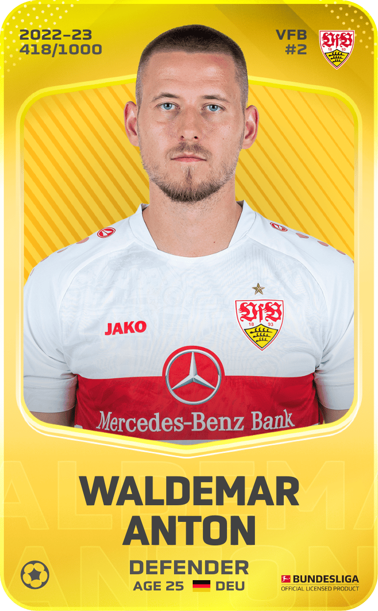 Waldemar Anton 2022-23 • Limited 418/1000