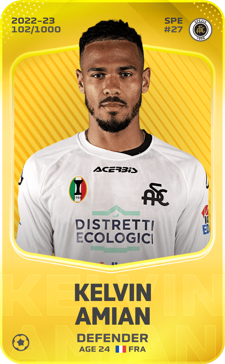 Kelvin Amian 2022-23 • Limited 102/1000