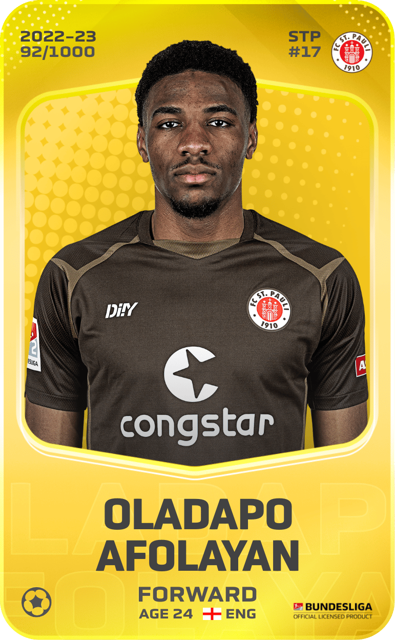 Oladapo Afolayan 2022-23 • Limited 92/1000